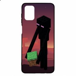 Чехол для Samsung M51 Enderman - PrintSalon
