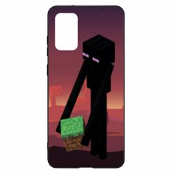 Чехол для Samsung S20+ Enderman - PrintSalon