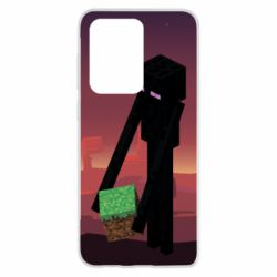 Чехол для Samsung S20 Ultra Enderman - PrintSalon