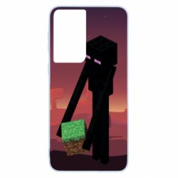 Чехол для Samsung S21 Enderman - PrintSalon