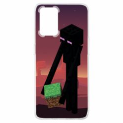 Чехол для Oppo A74 4G Enderman - PrintSalon