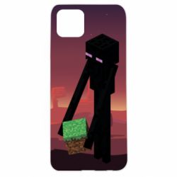 Чехол для Oppo A92s Enderman - PrintSalon