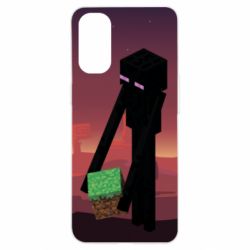 Чехол для Oppo Reno 4 Enderman - PrintSalon