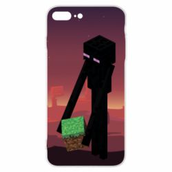 Чехол для iPhone 8 Plus Enderman - PrintSalon
