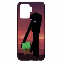 Чехол для Oppo Reno 5 Lite Enderman - PrintSalon