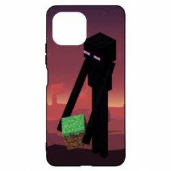Чехол для Xiaomi Mi11 Lite Enderman - PrintSalon