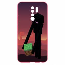 Чехол для Xiaomi Redmi 9 Enderman - PrintSalon