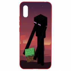 Чехол для Xiaomi Redmi 9a Enderman - PrintSalon