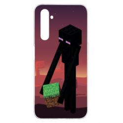 Чехол для Realme 6 Pro Enderman - PrintSalon
