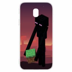 Чехол для Samsung J3 2017 Enderman - PrintSalon