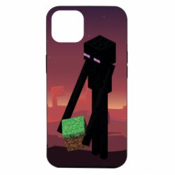 Чехол для iPhone 14 Enderman - PrintSalon