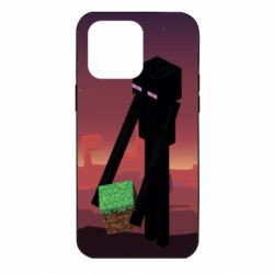 Чехол для iPhone 14 Pro Max Enderman - PrintSalon