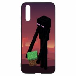 Чехол для Huawei P20 Enderman - PrintSalon