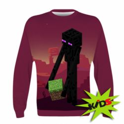 Детский 3D свитшот Enderman - PrintSalon