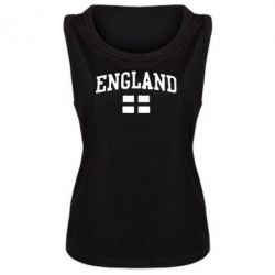 Женская майка England - PrintSalon