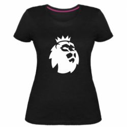 Женская премиум футболка English Premier League - PrintSalon