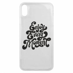 Чехол для iPhone Xs Max Enjoy every moment - PrintSalon