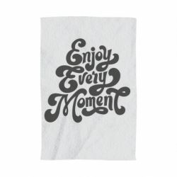 Полотенце с принтом Enjoy every moment - PrintSalon