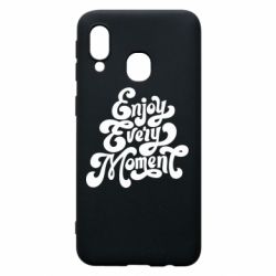 Чехол для Samsung A40 Enjoy every moment - PrintSalon