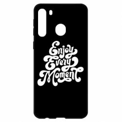 Чехол для Samsung A21 Enjoy every moment - PrintSalon