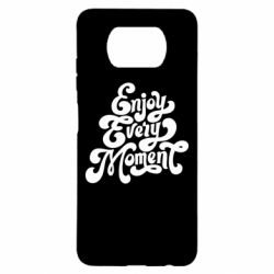 Чехол для Xiaomi Poco X3 Enjoy every moment - PrintSalon