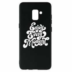 Чехол для Samsung A8+ 2018 Enjoy every moment - PrintSalon