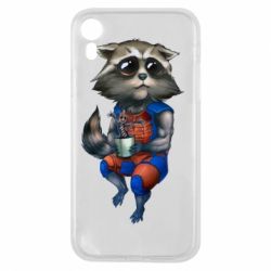 Чохол для iPhone XR Єнот Ракета і Грут - PrintSalon