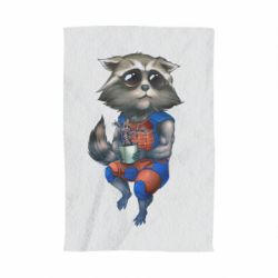 Рушник з принтом Єнот Ракета і Грут - PrintSalon