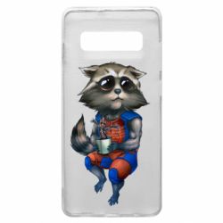 Чохол для Samsung S10+ Єнот Ракета і Грут - PrintSalon