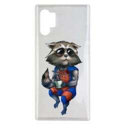 Чохол для Samsung Note 10 Plus Єнот Ракета і Грут - PrintSalon