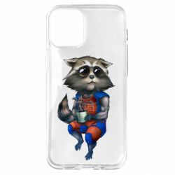 Чохол для iPhone 12 mini Єнот Ракета і Грут - PrintSalon