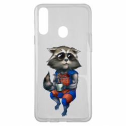 Чохол для Samsung A20s Єнот Ракета і Грут - PrintSalon