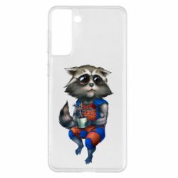 Чохол для Samsung S21+ Єнот Ракета і Грут - PrintSalon