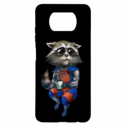 Чохол для Xiaomi Poco X3 Єнот Ракета і Грут - PrintSalon