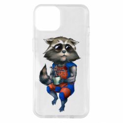 Чохол для iPhone 14 Єнот Ракета і Грут - PrintSalon
