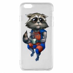 Чохол для iPhone 6 Plus/6S Plus Єнот Ракета і Грут - PrintSalon