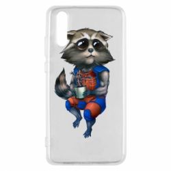 Чохол для Huawei P20 Єнот Ракета і Грут - PrintSalon