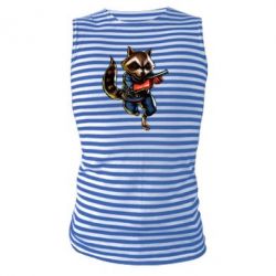 Майка-тільняшка Єнот Ракета - PrintSalon