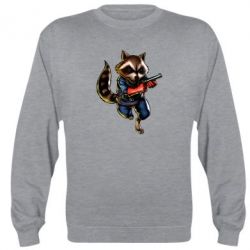 Світшот Єнот Ракета - PrintSalon