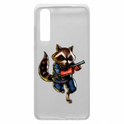 Чохол для Huawei P30 Єнот Ракета - PrintSalon