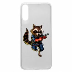 Чохол для Samsung A70 Єнот Ракета - PrintSalon