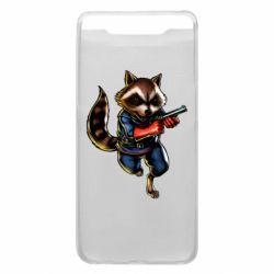 Чохол для Samsung A80 Єнот Ракета - PrintSalon