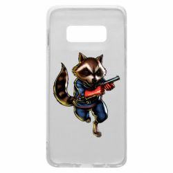 Чохол для Samsung S10e Єнот Ракета - PrintSalon
