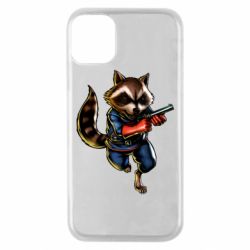 Чохол для iPhone 11 Pro Єнот Ракета - PrintSalon