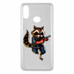 Чохол для Samsung A10s Єнот Ракета - PrintSalon