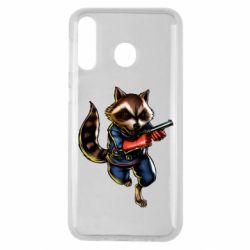 Чохол для Samsung M30 Єнот Ракета - PrintSalon