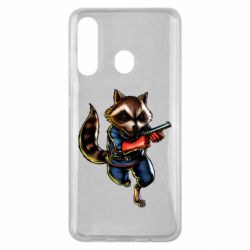 Чохол для Samsung M40 Єнот Ракета - PrintSalon