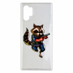 Чохол для Samsung Note 10 Plus Єнот Ракета - PrintSalon