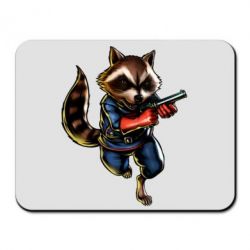 Килимок для миші Єнот Ракета - PrintSalon