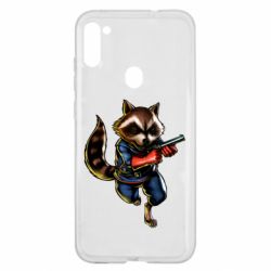 Чохол для Samsung A11 / M11 Єнот Ракета - PrintSalon